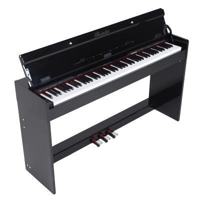 Holzmaserung 88 Tastenstärke Tastatur Midi vertikales Digitalpiano